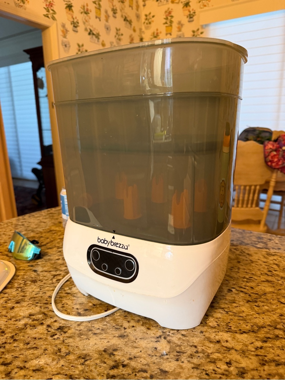 Baby Brezza Gray Electric Bottle Sterilizer & Dryer